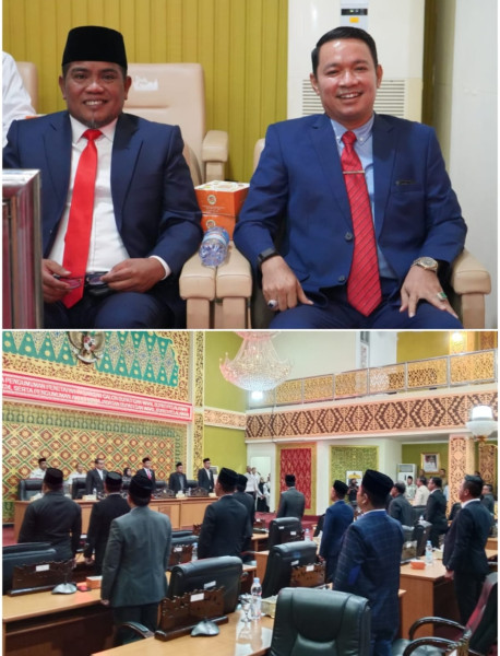 DPRD Pelalawan Gelar Rapat Paripurna Penetapan Bupati Dan Wakil Bupati Terpilih 2024