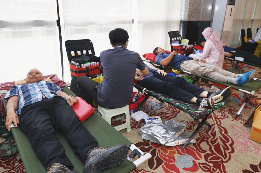Sinergi Elnusa, PMI & IHC, Kumpulkan 101 Labu Darah dan Hadirkan Layanan Kesehatan serta Konsultasi Gizi Gratis
