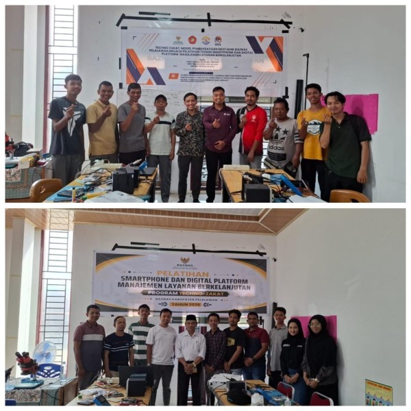 Lewat Program “Techno-Zakat”, 10 Mustahik Pelalawan Disiapkan Jadi Teknisi Smartphone Berdaya Saing