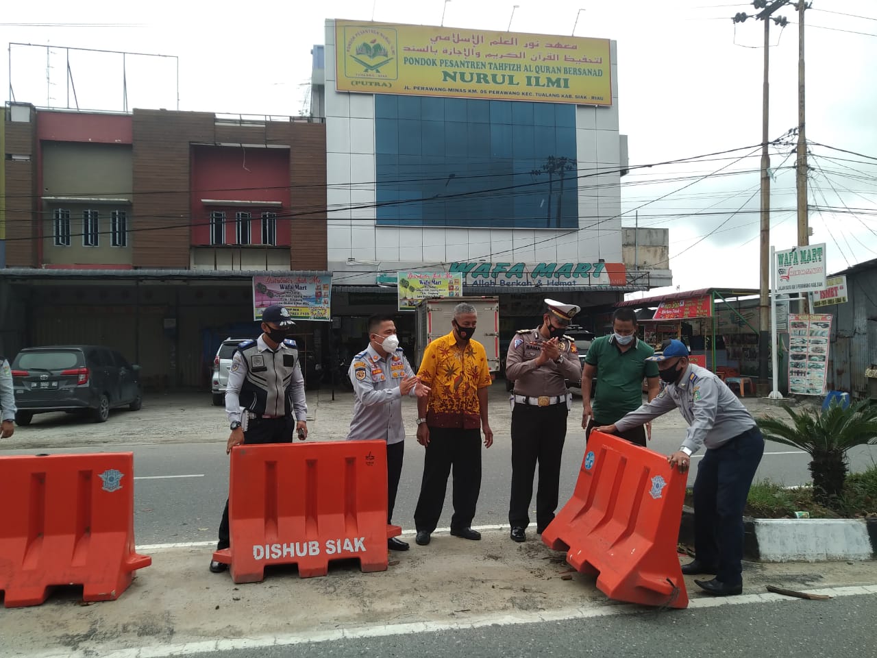 Keselamatan Berlalulintas, U-TURN KM 5 Resmi Dibuka, H Asril Ucapkan Terimakasih Kepada Bupati Siak