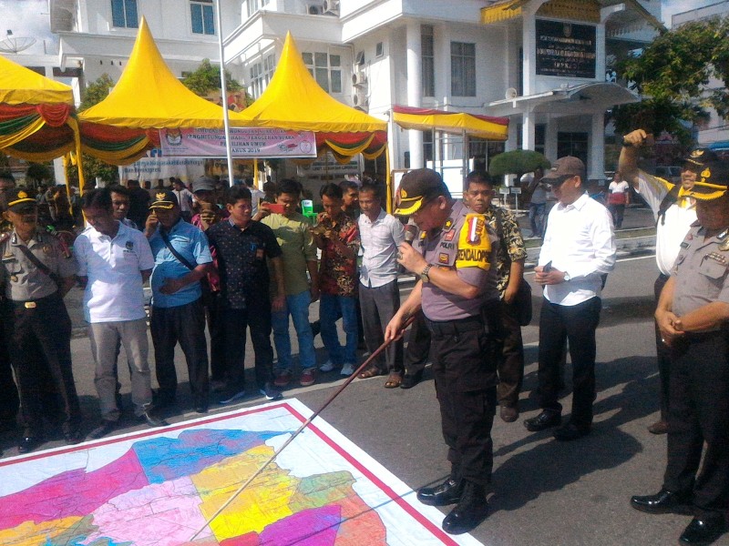 Polres Rokan Hilir Gelar Simulasi Tactical Floor Game