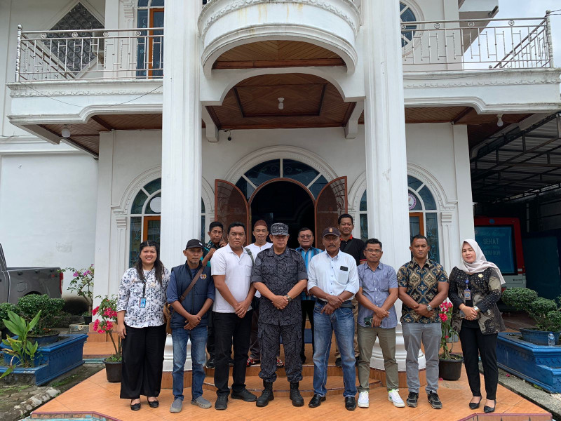 AKBP Kukuh Gelar Press Realese Pencapaian Kinerja BNNK Pelalawan Tahun 2023