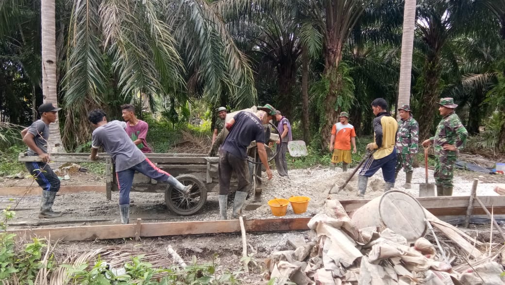 Gang Kadiran Dibangun Dengan TMMD,  Halim: Sangat Positif Karena Sentuh Kebutuhan Rakyat