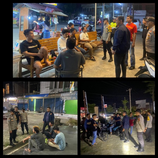 Ciptakan Rasa Aman  Polres Pelalawan Gelar Patroli Blue Light