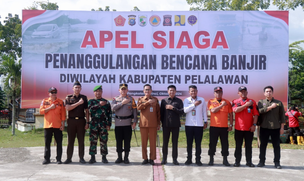 Pimpin Apel Siaga Penanggulangan Bencana Banjir 2024, Pjs. Bupati Tekankan Pentingnya Kolaborasi Seluruh Stakeholder