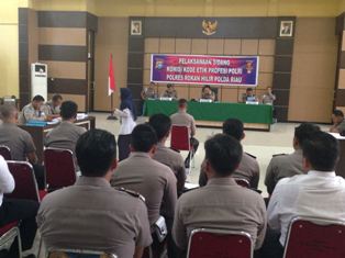 Sidang KKEP ke 4, Tiga Personil Polres Rohil Tidak Layak Dipertahankan