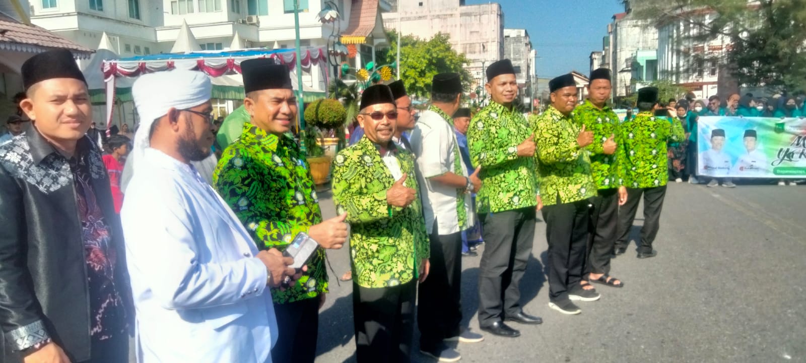 Sambut Ramadhan Ormas & Pelajar Di Rohil Gelar Pawai Tabligh Akbar