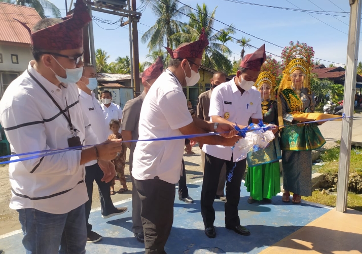 Masyarakat Nelayan Rohil Menikmati Air Bersih