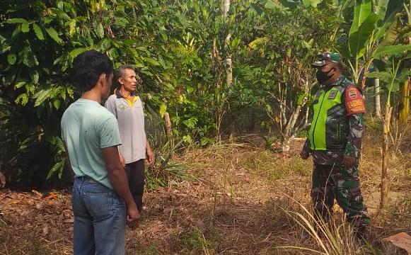 Serda K Manullang Beri Pemahaman Kepada Warga Tentang Bahaya Karhutla