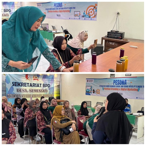 Dari Dapur ke Layar, Elnusa Bantu UMKM Bojonegoro Masuk Pasar Digital lewat Pelatihan Branding dan Marketing