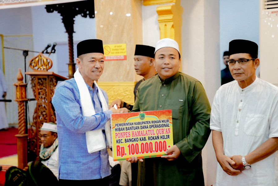Masjid Dan Ponpes Di Bangko Terima Hibah Operasional Di Malam Nuzulul Qur'an