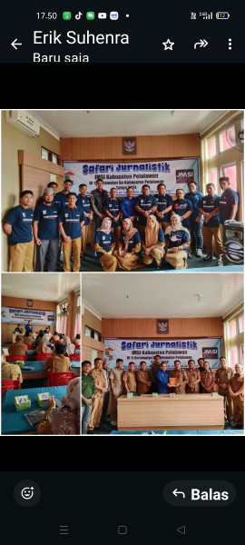 Safari Jurnalistik di Kecamatan, Camat Bunut Apresiasi Program JMSI Pelalawan