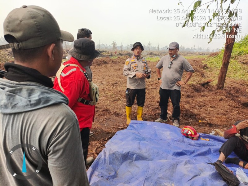Sejak 22 Agustus, Tim Gabungan dan RPK PT Arara Abadi Padamkan Api di Kerumutan
