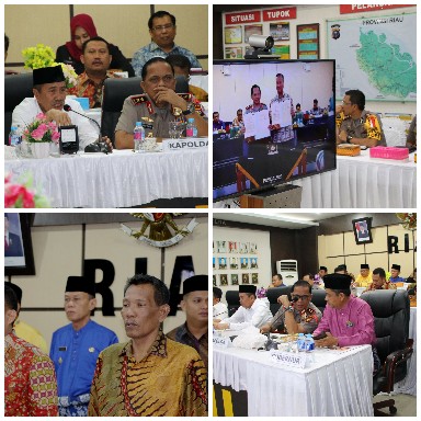 Wabup Zardewan Hadiri MOU Kemensos Bersama Polri
