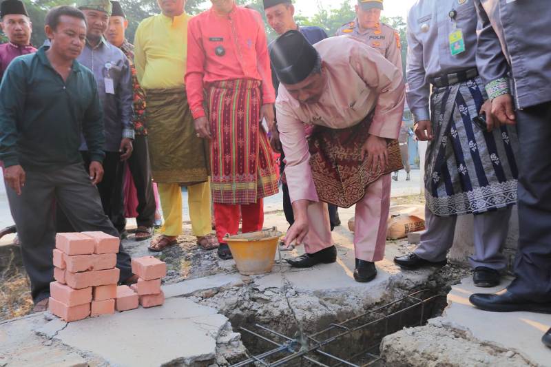 Bupati Alfedri Apresiasi BPJS Ketenagakerjaan Atas Bantuan Pembangunan Kantor BUMkamp Laksamana