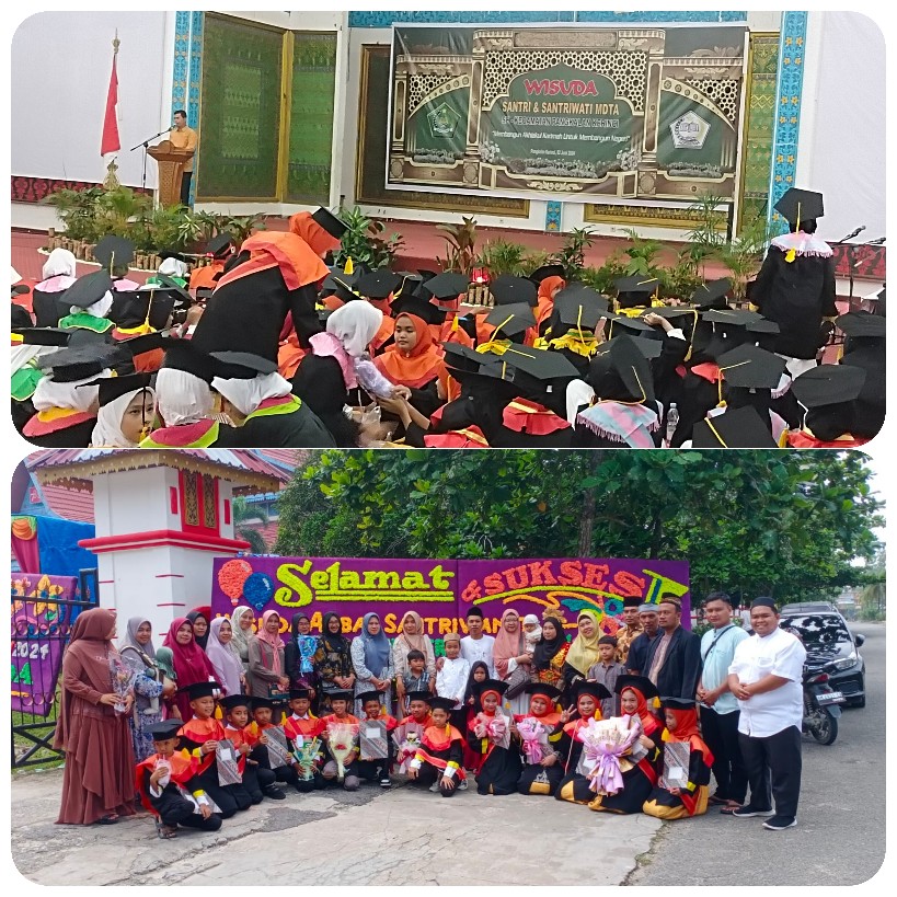 285 Santri dan Santriwati MDTA se Pangkalankerinci Di Wisuda, Ini Pesan Bupati Pelalawan