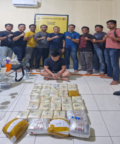 Transit di Bagansiapiapi ,Tim Polsek Bangko Amankan Sabu Sabu dan Pil Ekstasi Jaringan Internasional