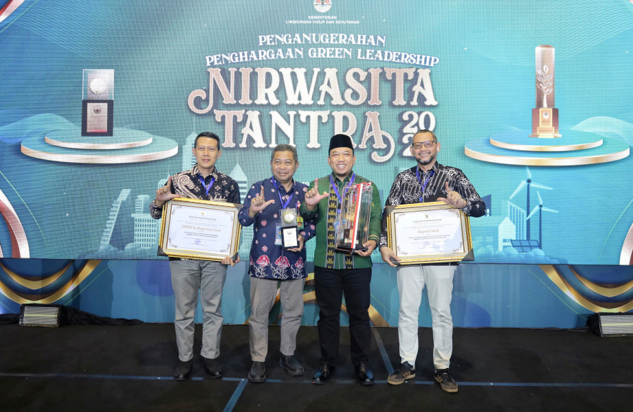 Siak Kembali Raih Penghargaan “Nirwasita Tantra” Dari KLHK