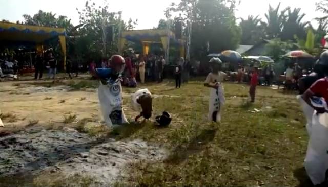 Perlombaan Memeriahkan HUT Kemerdekaan di Kampung Dalam Penuh Accident