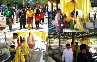 Jelang Ramadhan, Sultan dan Wabup Ziarah ke Makam Raja-Raja Pelalawan