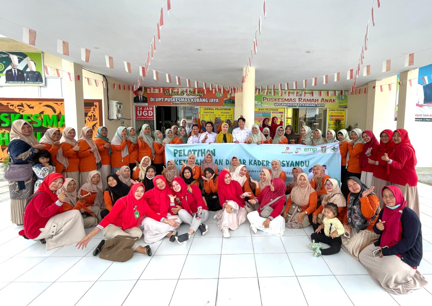 EMP Tunas Energi Tingkatkan Keahlian Kader Posyandu di Kubang Jaya