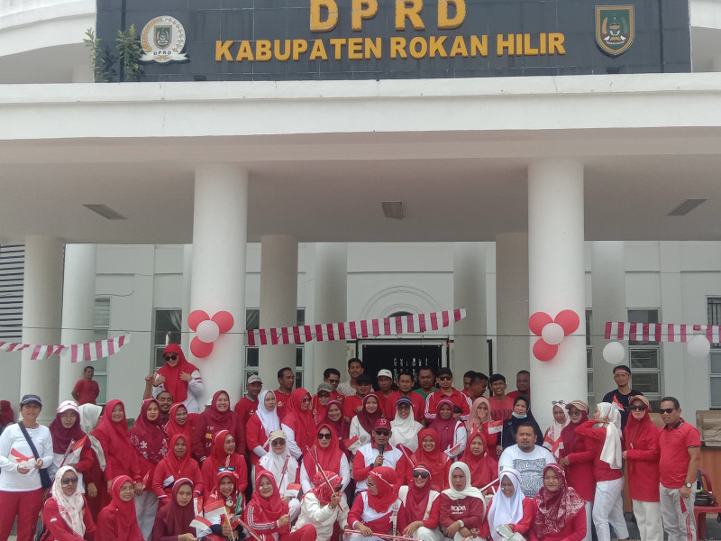 Memeriahkan HUT RI -78 , Sekwan Rohil Gelar Beragam Jenis Lomba Estapet