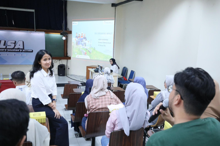 Melalui Program Leader Sharing & Action,  Elnusa Dorong Mahasiswa ITB Wujudkan Impian Besar