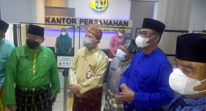 BPN Rohil Launching Pojok Layanan Mandiri