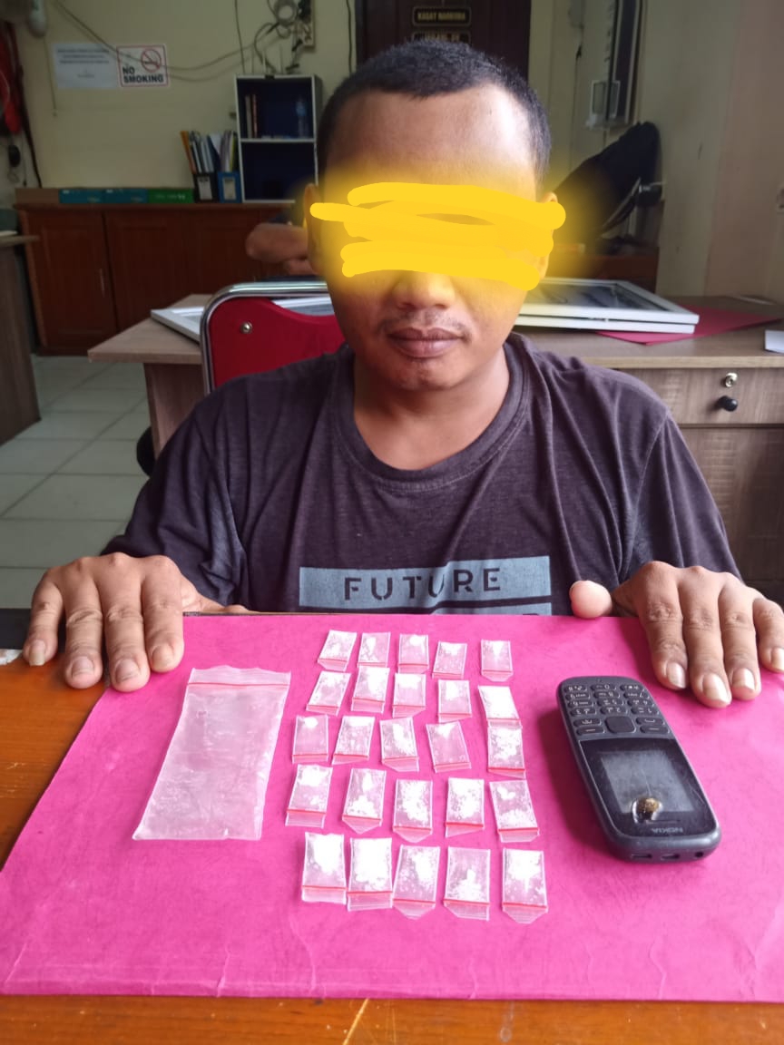 Polres Siak Amankan 25 Paket Shabu Dari Tangan OS