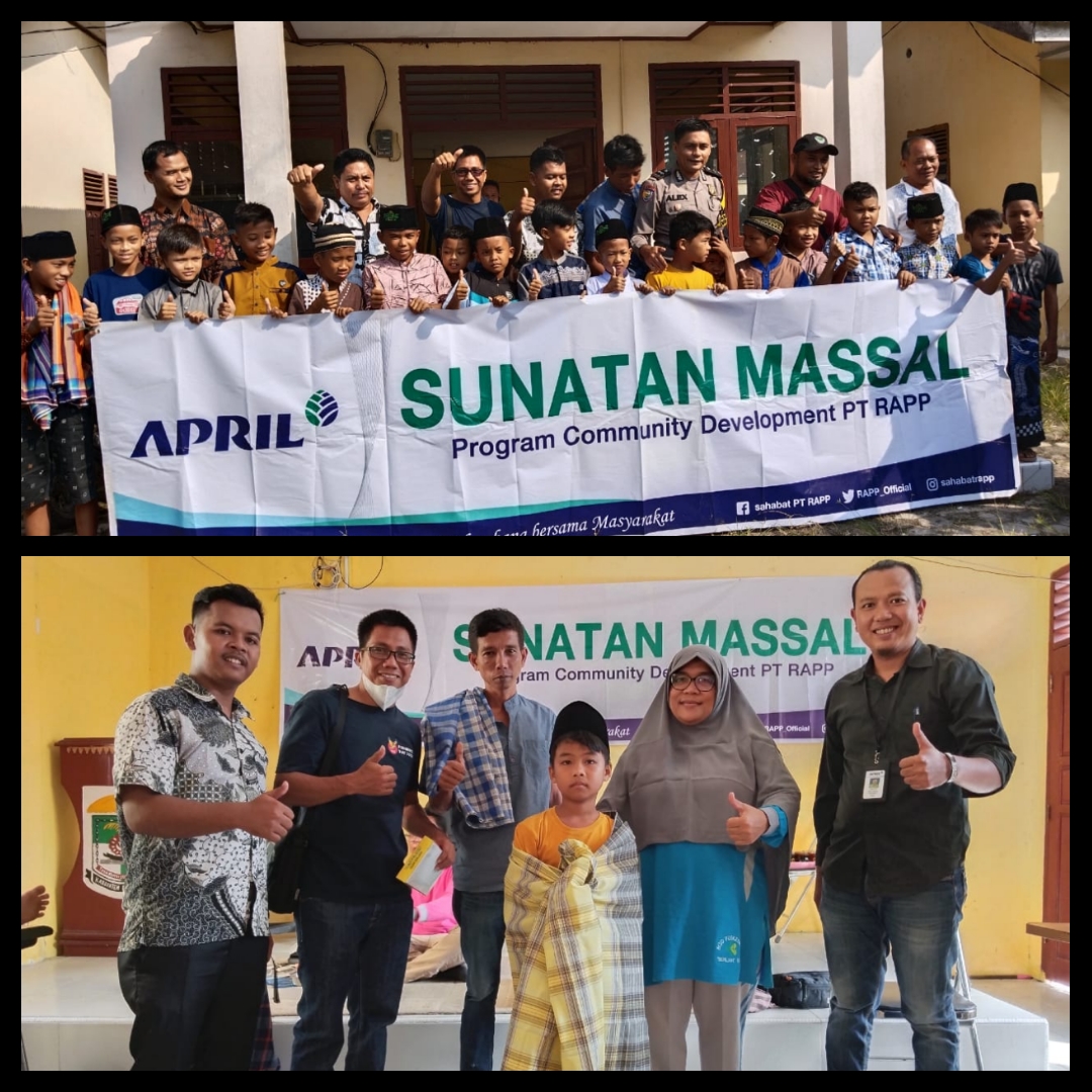 Manfaatkan Libur Sekolah, PT RAPP Gelar Sunatan Massal Gratis
