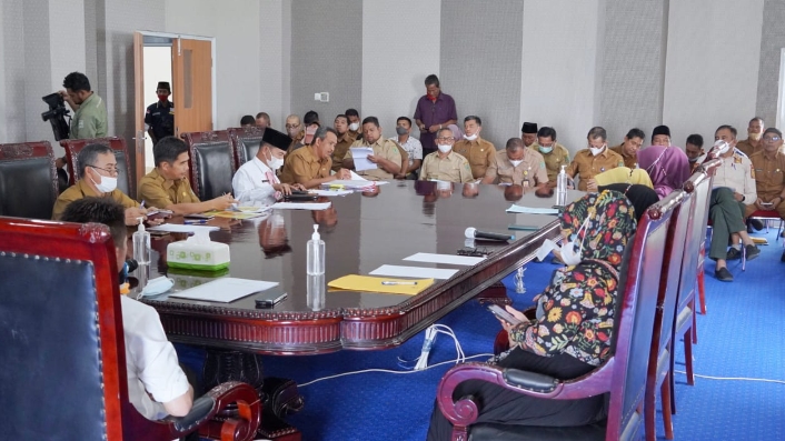 Rapat Persiapan MTQ Tingkat Provinsi Riau, Bupati Afrizal Sintong Optimis MTQ Di Rohil