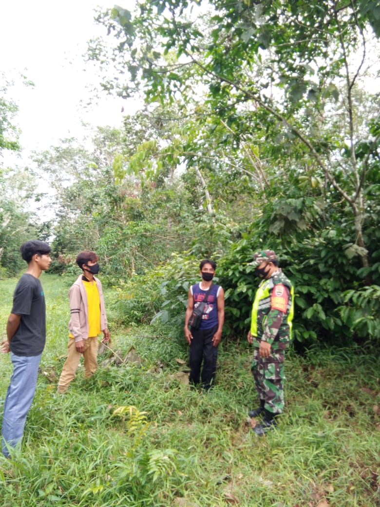 Serma Syafri Sampaikan Bahayanya Membakar Hutan dan Lahan