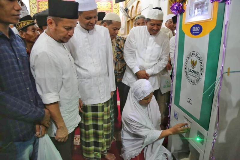 Bupati Alfedri Launching ATM Beras ke Enam di Kandis