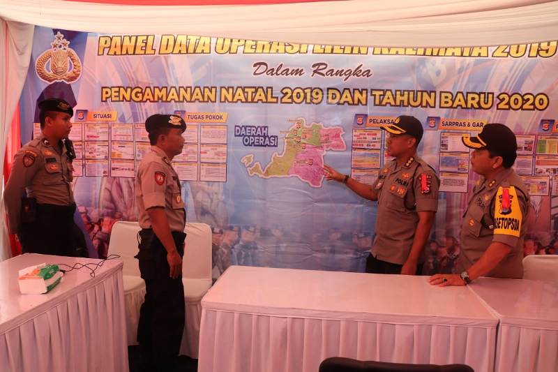 Kabid Humas Polda Banten Lakukan Pengecekan Pos Pengamanan Mercusuar