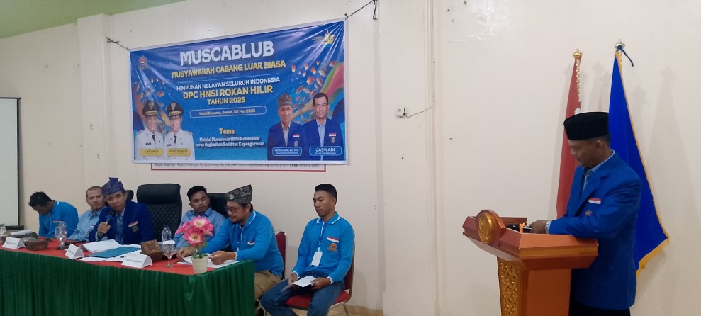 Musdalub HNSI Rohil, Jaswadi Sebagai Ketua Masa Bakti 2025-2030