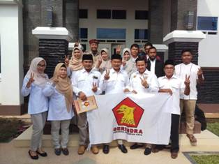 Daftarkan 40 Caleg ke KPU Siak, Gerindra Optimis Raih 9 KursI di DPRD