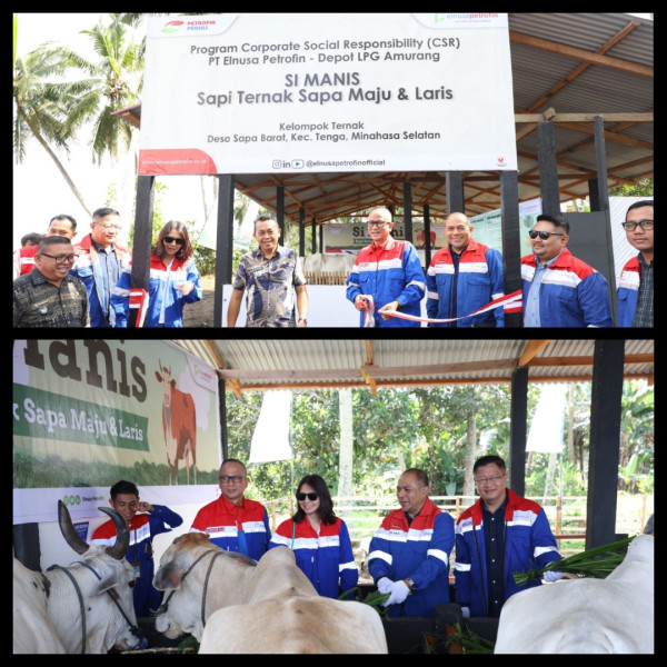 Dukung Masyarakat Lokal Jaga Ketahanan Pangan dan Wujudkan Ekonomi Berkelanjutan, Elnusa Resmikan Program CSR “Si Manis” Di Desa Sapa, Minahasa Selatan