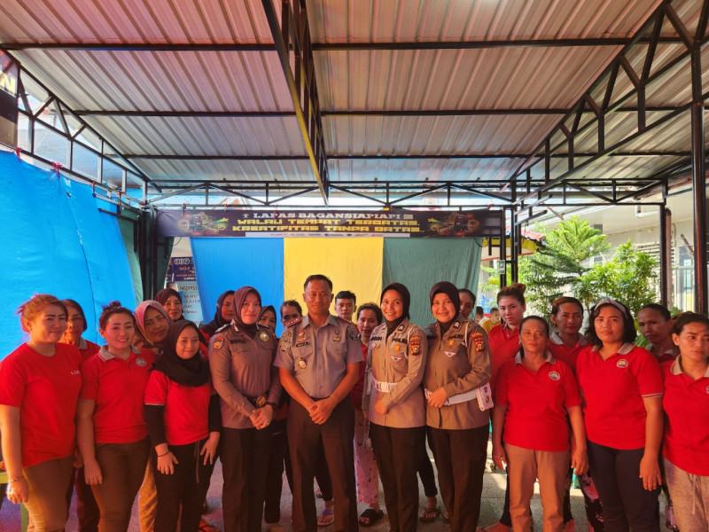 Polwan Polres Rohil Ajak Warga Binaan Wanita di Lapas Bagansiapiapi Curhat