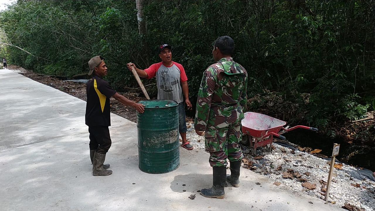 Jalan Parit Medan Api api Sudah Selesai Dibangun Oleh TMMD, Ini Pendapat Masyarakat