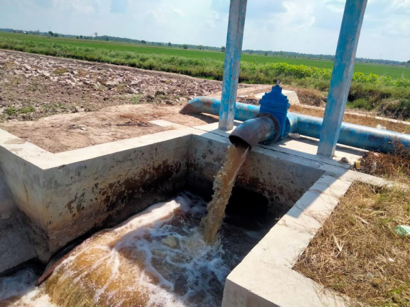 Sawah Yang Kering di Kecamatan Bungaraya Siak Kini Mendapatkan Solusi