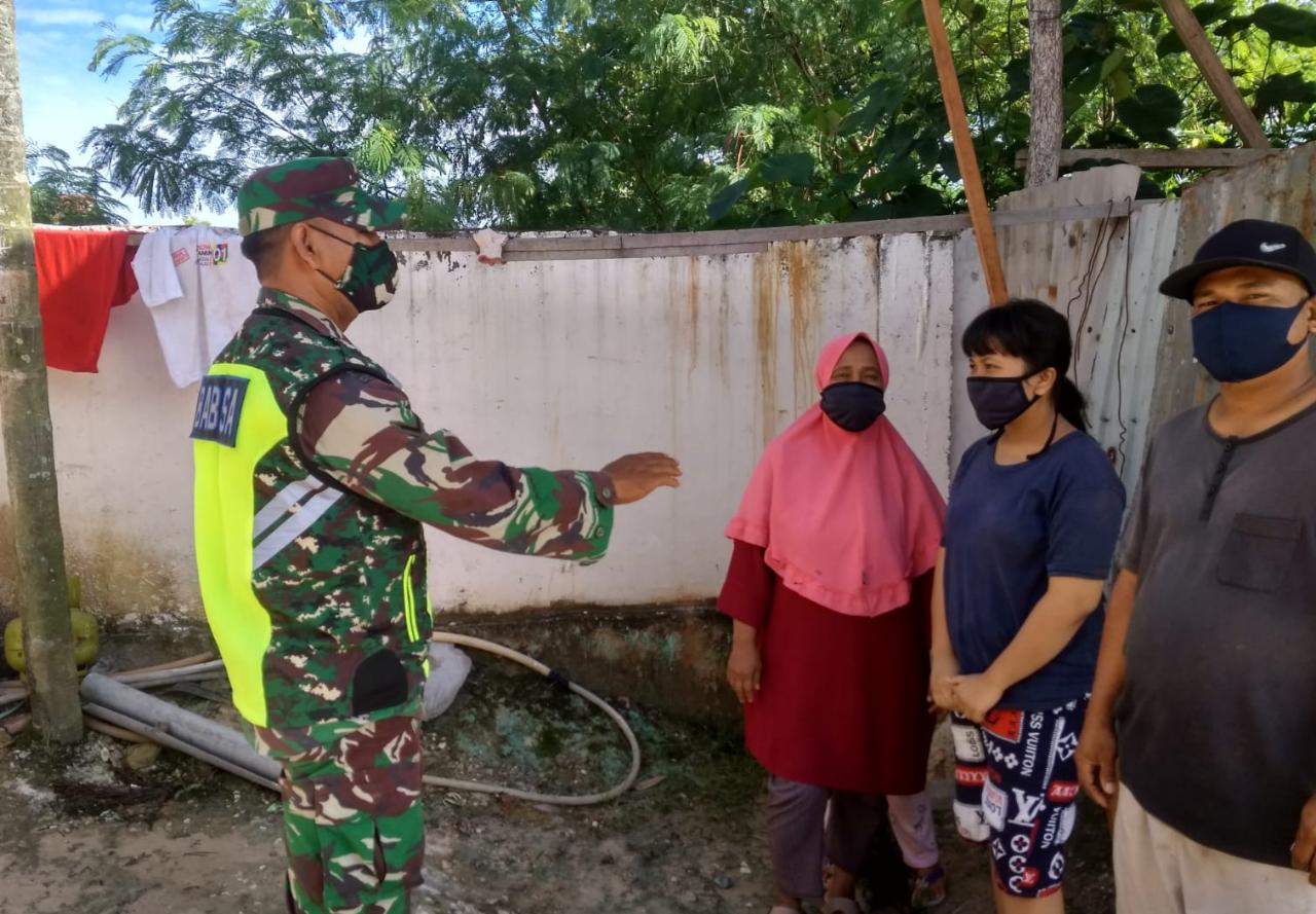 Sertu Purnomo Ajak Masyarakat Jaga Kesehatan