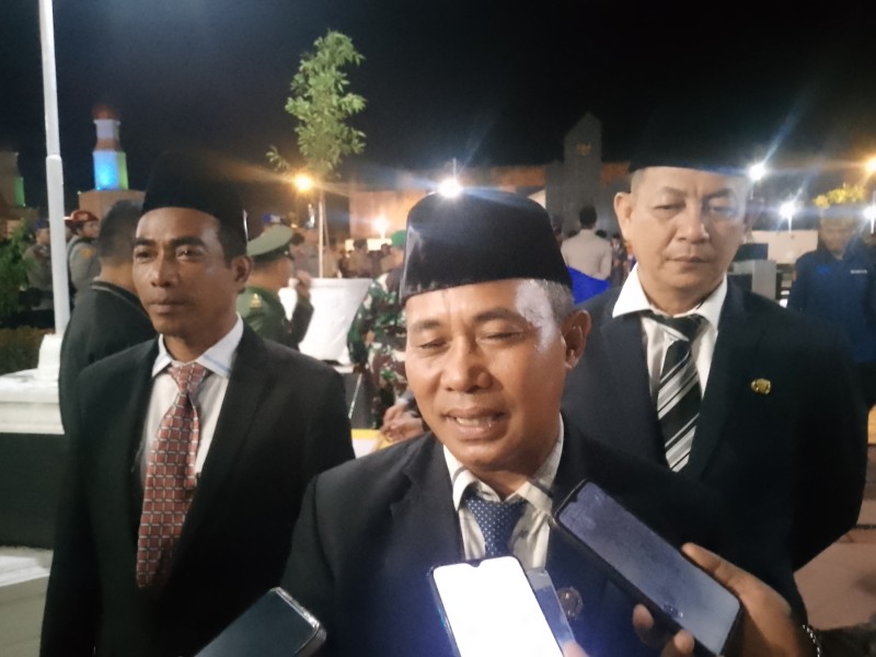 Renungan Suci HUT RI Ke- 80 Di TMP , Wakil Ketua DPRD Rohil Ajak Warga Mengisi Kemerdekaan