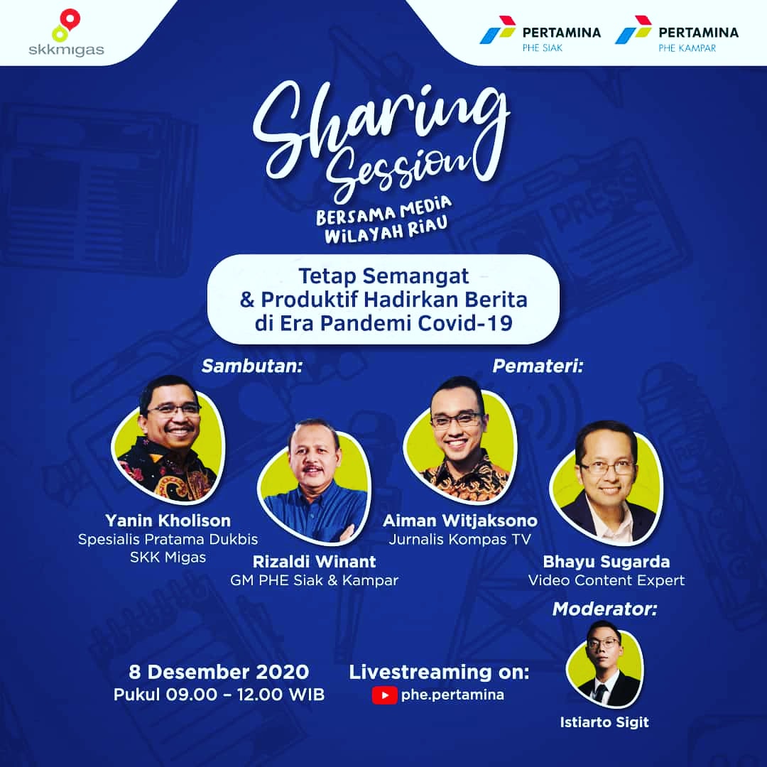 Pererat Silaturahmi, PHE Kampar & Siak Gelar Sharing Session Dengan Awak Media   Wilayah Riau