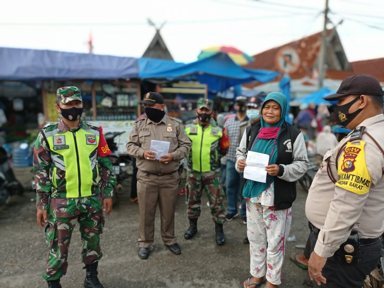 Buat Pernyataan, Sertu Uuk Sudarijanto Ingatkan Masyarakat Patuhi Prokes