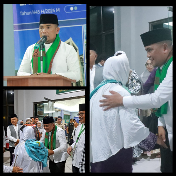 Sambut Kepulangan Jemaah Haji di Batam, Bupati Zukri Berharap Membawa Keberkahan Bagi Pelalawan