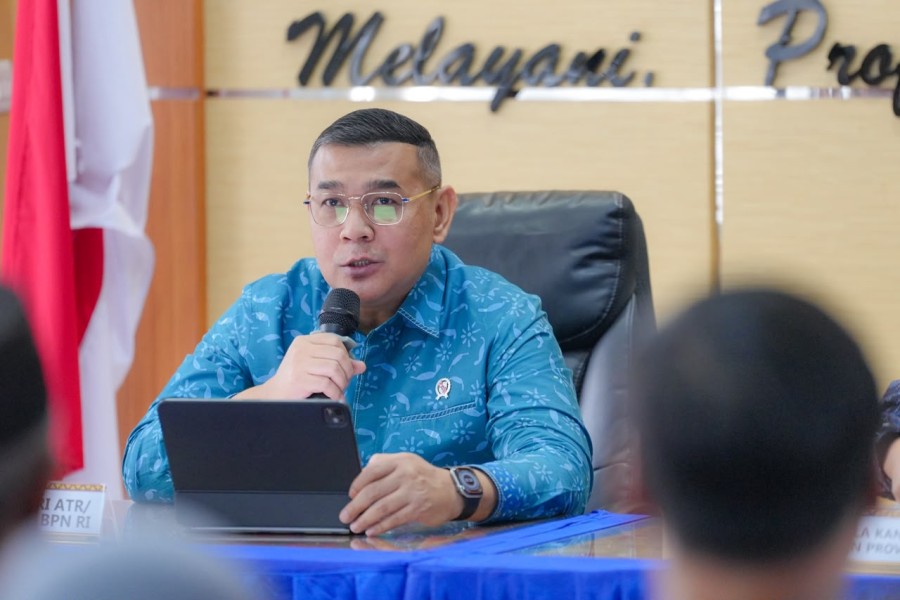 Sambangi Lampung, Wamen Ossy : Pelayanan di Loket Jadi Tolak Ukur Keberhasilan Kantah