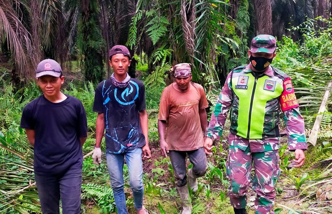 Sisir Hutan Dan Lahan, Kopda Heri Kiswanto Tidak Temukan Titik Api