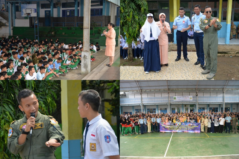 Lanud Suryadarma Berikan Edukasi Kepada Siswa SMP Dan SMA se-Subang