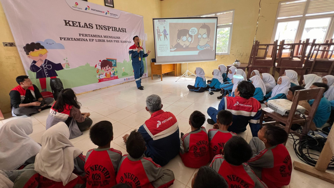 Sambut HUT ke-5 PHR, PEP Lirik Field - PHE Kampar Gelar Pertamina Mengajar di Sekolah Pelosok