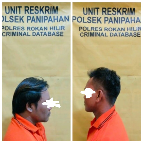 Terciduk Nyabu, 2 Warga Panipahan Di Angkut Polisi